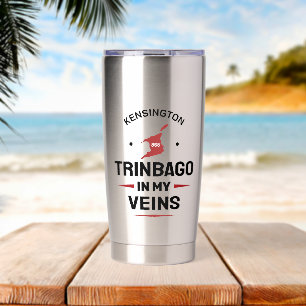 Trinbago in meinen Adern Trini Stolz Thermobecher