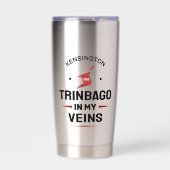 Trinbago in My Veins | Trini Pride Thermobecher (Vorderseite)