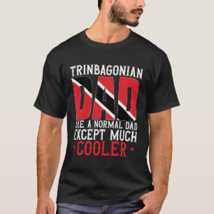 Trinbagonian Vater Flag Trinidad und Tobago T-Shirt