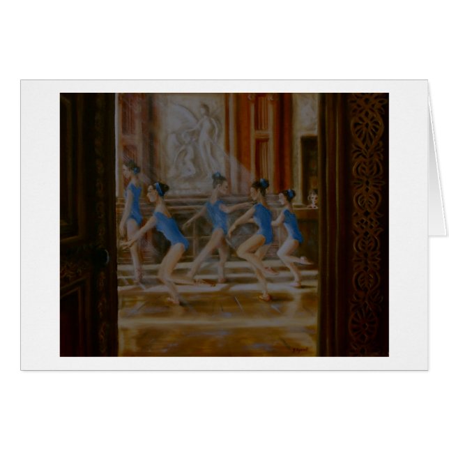 'Tring Park, the Ballroom' - Ballettklasse (Vorderseite (Horizontal))