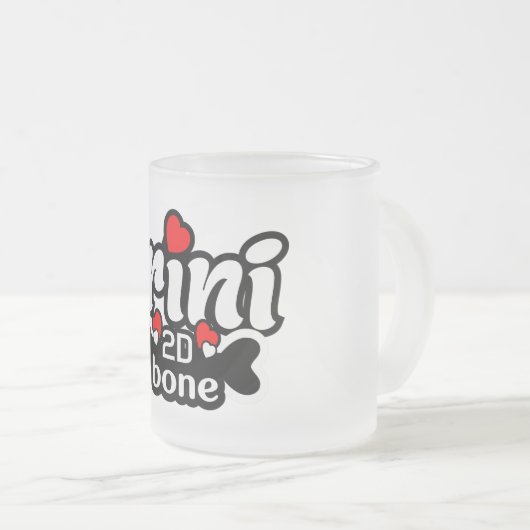 Trini 2D Bone Mattglastasse (VorderseiteRechts)