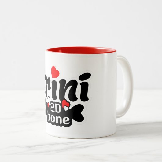 Trini 2D Bone Zweifarbige Tasse (VorderseiteRechts)