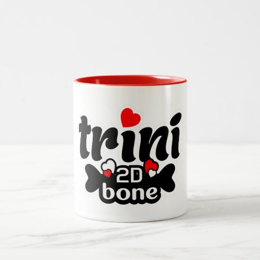 Trini 2D Bone Zweifarbige Tasse (Mittel)