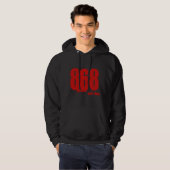 Trini Area Code Hoodie 868 (Vorne ganz)