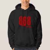 Trini Area Code Hoodie 868 (Vorderseite)