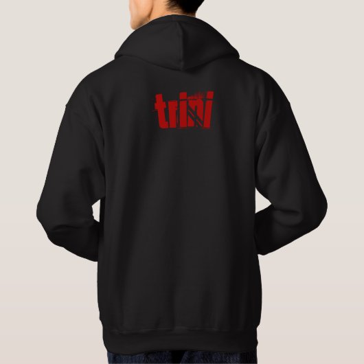 Trini Area Code Hoodie 868 (Rückseite)
