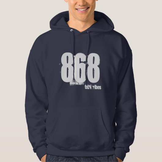 Trini Area Code Hoodie 868 (Vorderseite)