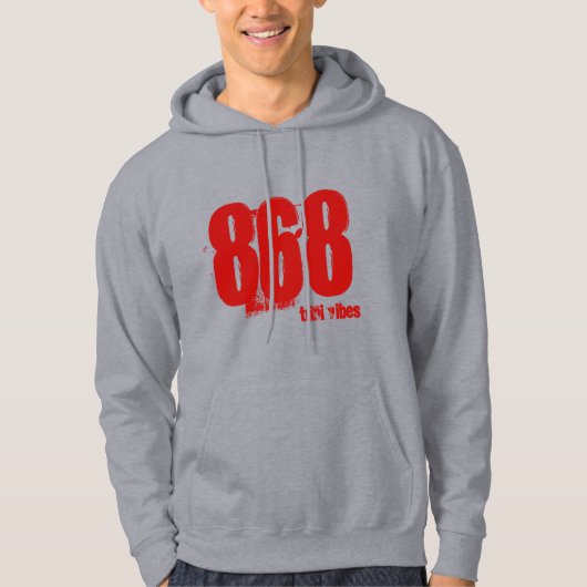 Trini Area Code Hoodie 868 (Vorderseite)
