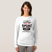 Trini bis auf die Knochen Mutter BLACK Text T-Shirt (Vorne ganz)