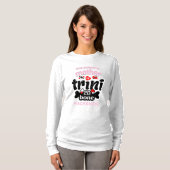 Trini bis auf die Knochen Mutter PINK Text T-Shirt (Vorne ganz)