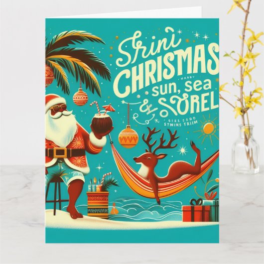 Trini Christmas Card  Karte (Gelbe Blume)