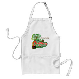 Trini Christmas (Ihr Name) Schürze