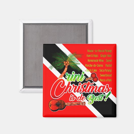 Trini Christmas is de Best Magnet (Vorderseite/Rückseite)