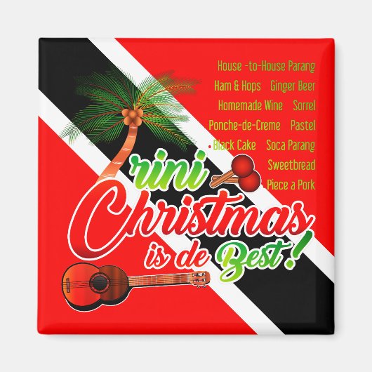 Trini Christmas is de Best Magnet (Vorne)