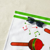 Trini Christmas is de Best / Marac und Cuatro Strandtuch (Beispiel)