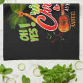 Trini Christmas is de Best on BLACK Geschirrtuch (Gefaltet)