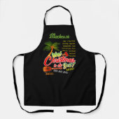 Trini Christmas ist de Best mit Ihrem Namen auf BL Schürze (Vorderseite)