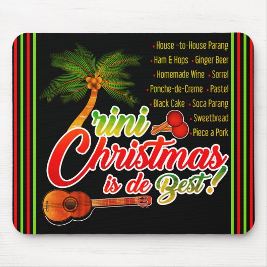 Trini Christmas / Marac und Cuatro Mousepad (Vorne)