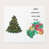 TRINI CHRISTMAS POSTCARD (Innenseite Aufgefaltet)