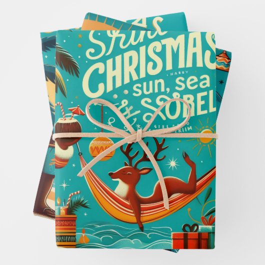 Trini Christmas Wrapping Paper Bundle Geschenkpapier Set (Beispiel)