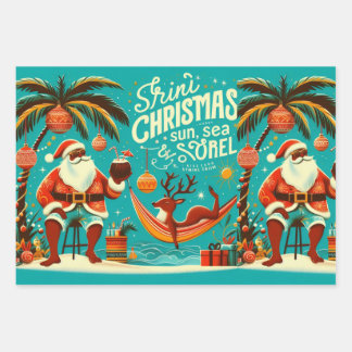 Trini Christmas Wrapping Paper Bundle  Geschenkpapier Set