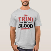 TRINI durch BLUT -SCHWARZER TEXT T-Shirt (Vorderseite)