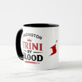 TRINI durch BLUT WEISS Tasse (Vorderseite Links)