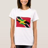 TRINI FLAG JAMAICA MAP T-Shirt (Vorderseite)