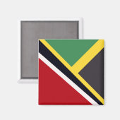 Trini Jamaican Flag | Trinidad Jamaica Flag Magnet (Vorderseite/Rückseite)