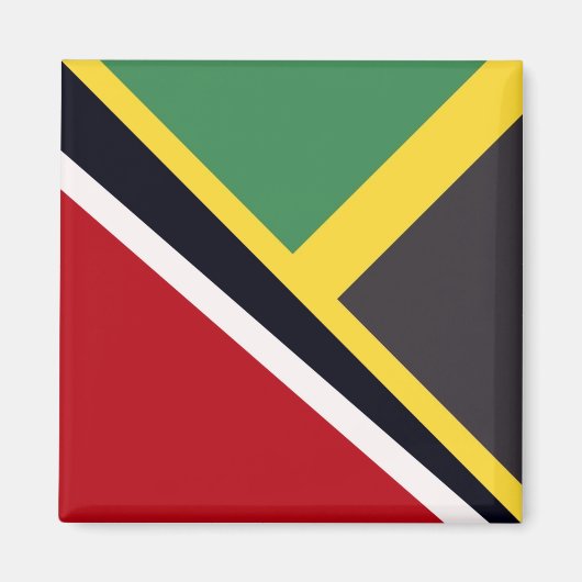 Trini Jamaican Flag | Trinidad Jamaica Flag Magnet (Vorne)