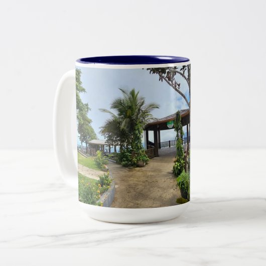 Trini Mug 15oz Zweifarbige Tasse (Vorderseite Links)