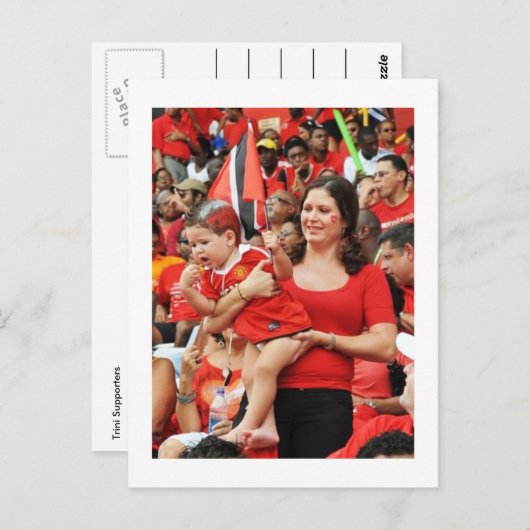 Trini Supporters Postkarte (Vorne/Hinten)