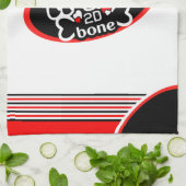 Trini to de Bone on )Ihre Farbe) Geschirrtuch (Gefaltet)