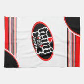 Trini to de Bone on )Ihre Farbe) Geschirrtuch (Horizontal)