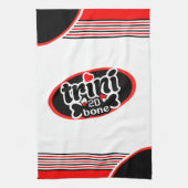 Trini to de Bone on )Ihre Farbe) Geschirrtuch (Vertikal)