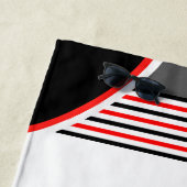 Trini to de Bone on (Ihre Farbe) Strandtuch (Beispiel)