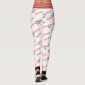 Trini/Trinidad und Tobago Patriotic - weiß Leggings (Rückseite)