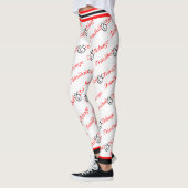 Trini/Trinidad und Tobago Patriotic - weiß Leggings (Links)