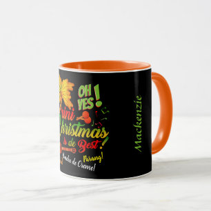 Trini Weihnachten ist das Beste auf SCHWARZ Tasse