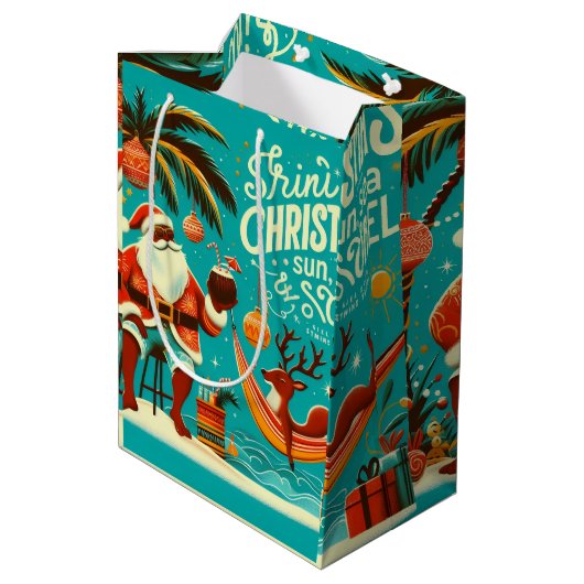 Trini Weihnachten Mittlere Geschenktüte (Rückseite Schrägansicht)