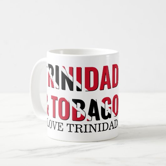 TRINIDAD 60 Jahre Unabhängigkeit Kaffeetasse (Vorderseite Links)