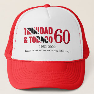 TRINIDAD 60 Jahre Unabhängigkeit Truckerkappe