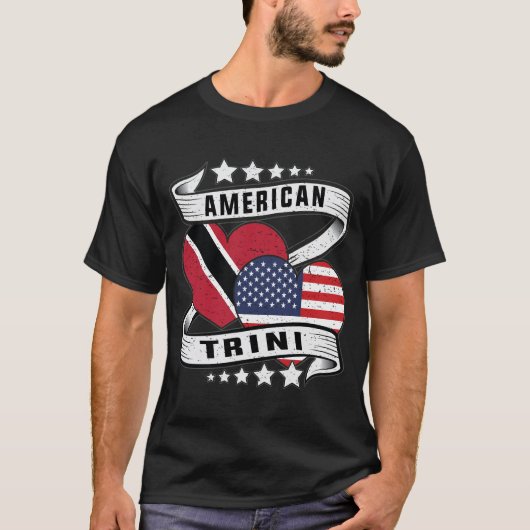 Trinidad American Flag Shirt (Vorderseite)