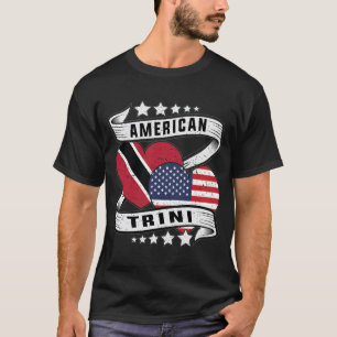 Trinidad American Flag-Shirt T-Shirt