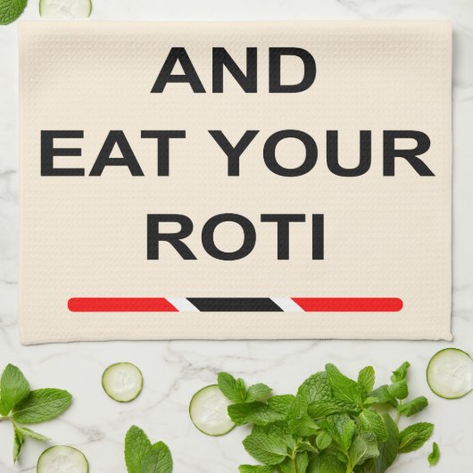 Trinidad and Tobago behalten Ruhe und essen Ihr Handtuch (Gefaltet)