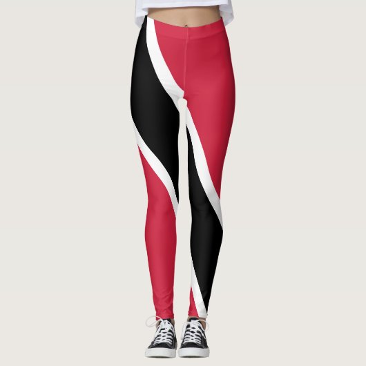 Trinidad and Tobago Flag Emblem Leggings (Vorderseite)