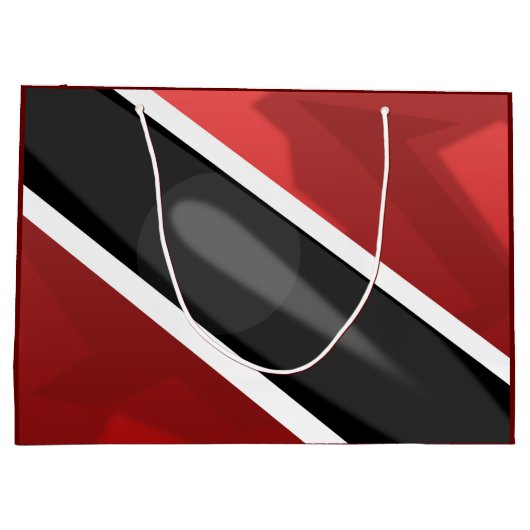 Trinidad and Tobago Flag Gift Bag Große Geschenktüte (Rückseite)