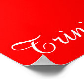 Trinidad and Tobago Flag Poster (Ecke)