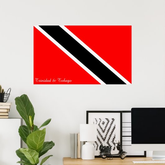 Trinidad and Tobago Flag Poster (Heimbüro)