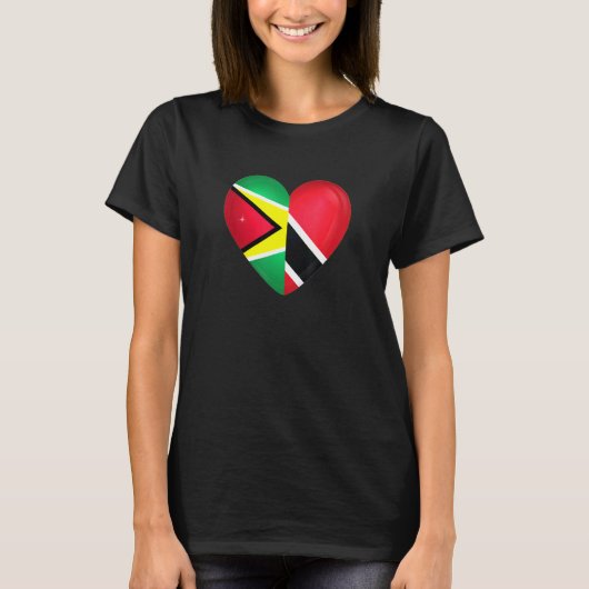 Trinidad and Tobago Flag Trini Guyana Guyanese Fla T-Shirt (Vorderseite)